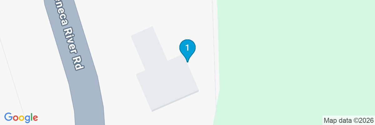 Map showing facility locations